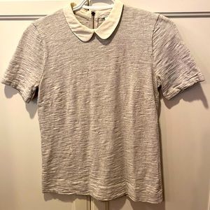 Jcrew Peter Pan collar tee shirt